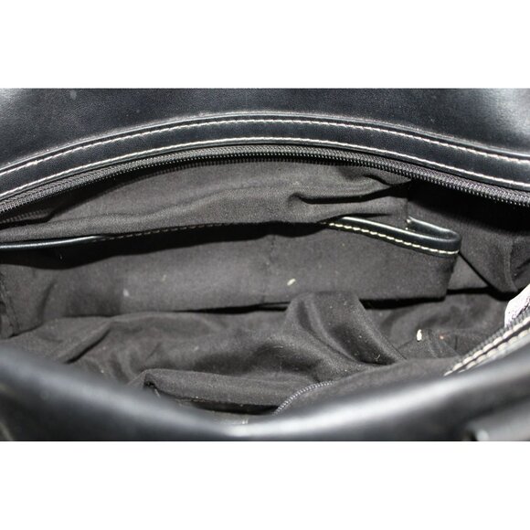 Nine West Black Faux Leather Shoulder Purse - Picture 10 of 10